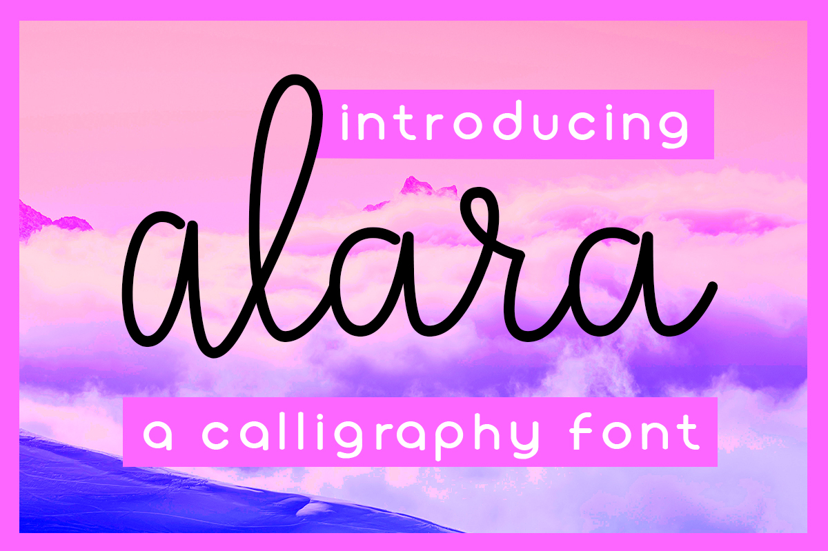 Alara Font: A Modern Script for Fresh Brand Identity