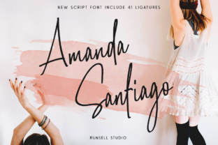 Amanda Santiago Font for Authentic Web Design
