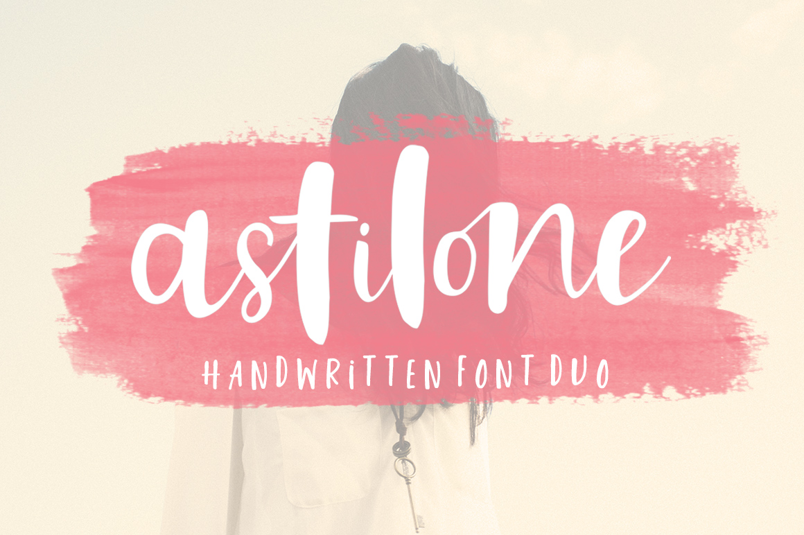 Astilone Font Duo: Hand Brushed Typography for Web Design