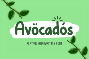 Avocados Font: Fresh Handwritten Style for Branding
