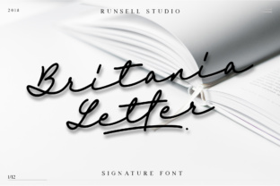 Britania Letter Font Review for Campaign Design