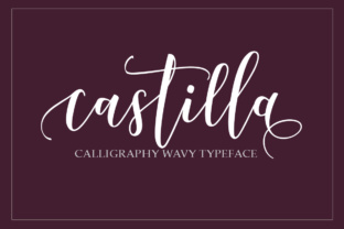 Castilla Font: Modern Calligraphy for Handmade Products
