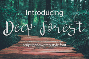 Deep Forest Font Review: A Calm Handwritten Typeface