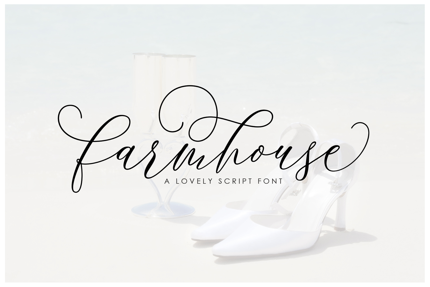 Farmhouse Font: Elegant Script for Handmade Labels