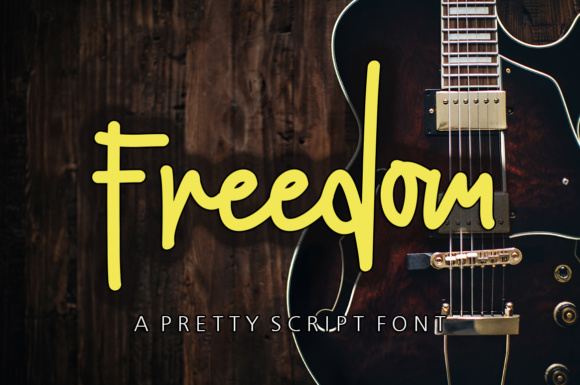 Freedom Font: Clean Script Typography for Campaigns