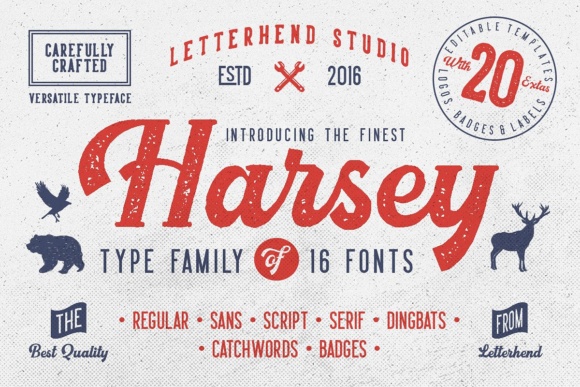 Harsey Font: Elevating Campaign Visuals with Style