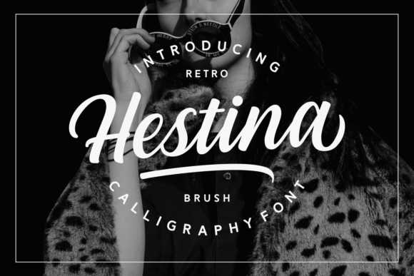 Hestina Font: Bold Script Typography for Small Business Branding