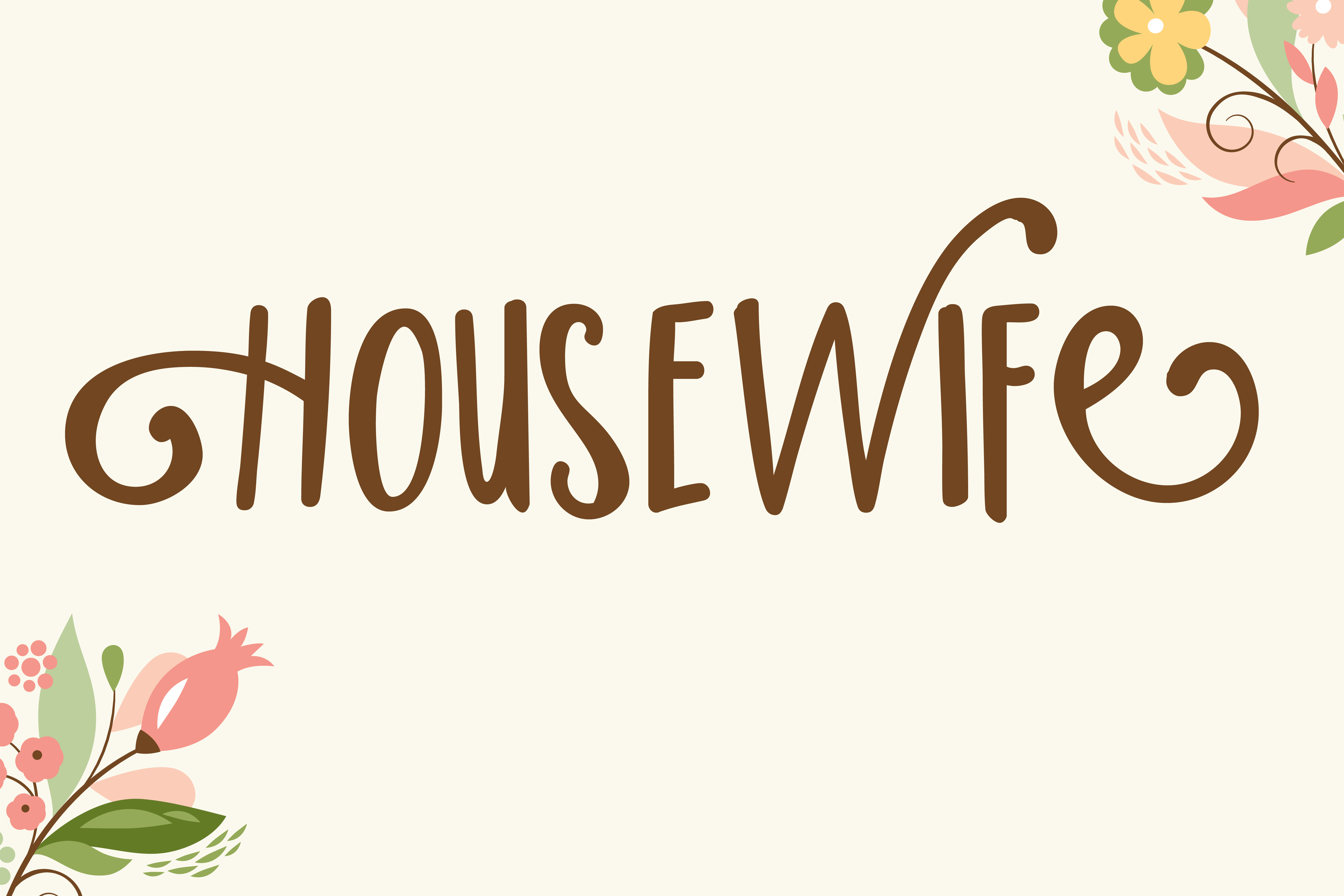 Housewife Font: A Campaign Designer’s Review