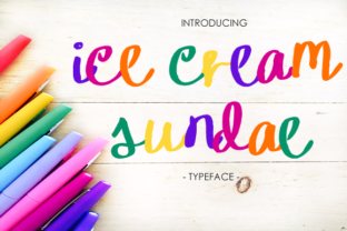 Ice Cream Sundae Font Review for Campaign Design