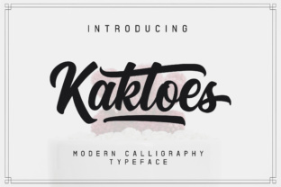 Kaktoes Font Review: Vintage Lettering for Modern Branding