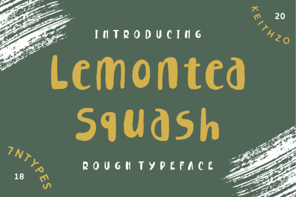 Lemontea Squash Font: A Playful Script for Branding