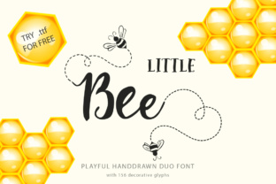 Little Bee Duo: A Script Font for Editorial Design