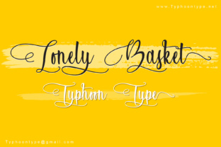 Lonely Basket Font: Elegant Script for Editorial Design