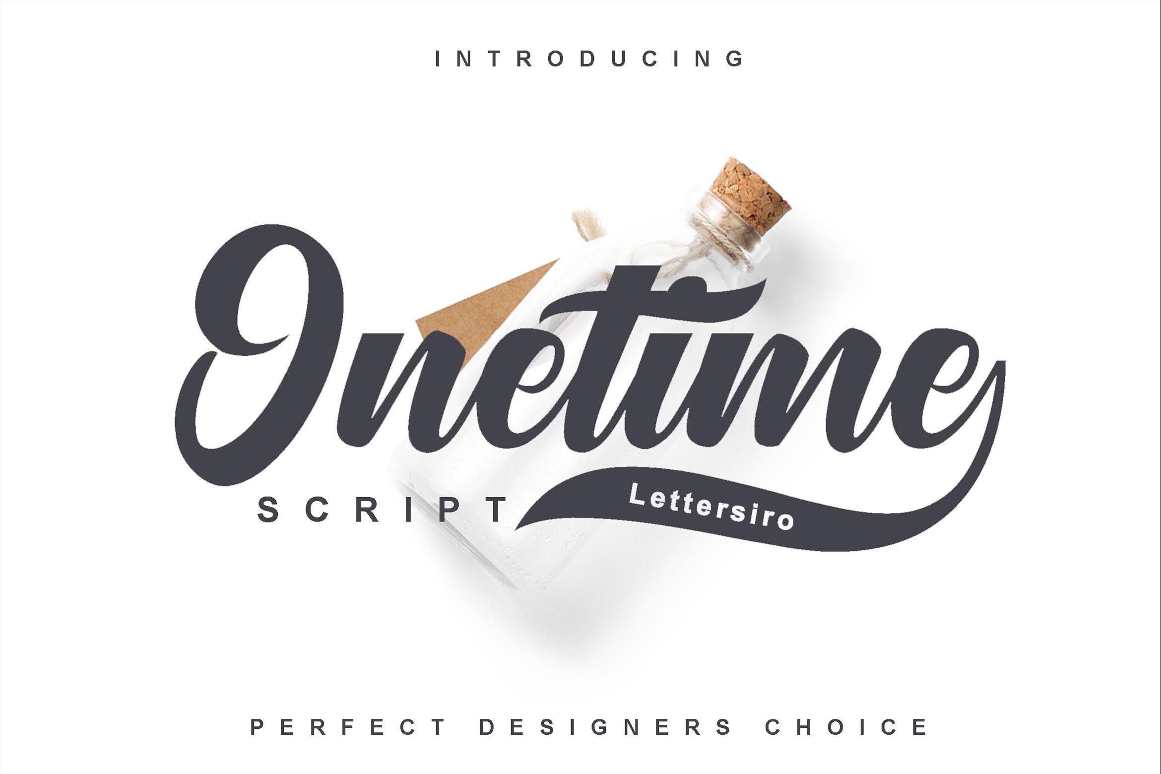 Onetime Font: A Designer’s Take on Retro Script
