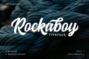 Rockaboy Font: Bold Vintage Style for Editorial Design