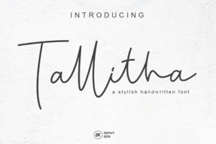 Tallitha Font Review: A Modern Script for Organic Branding