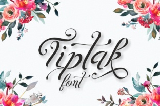 Tiptak Font: Adding Romance to Your Brand Identity