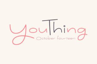 Youthing October Fourteen Font for Brand Design